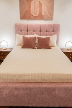 CAMA TAPIZADA ROSE  2 PL