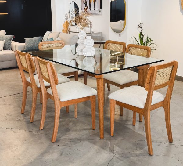 COMEDOR VINTAGE 6 PUESTOS