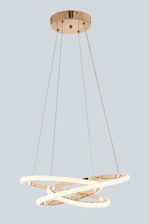 LAMPARA DORADA 50 DIAMETRO